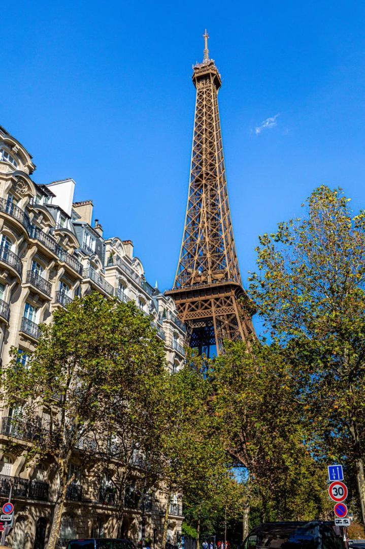 Modern Family Apartment Next To The Eiffel Tower Paris Exteriör bild